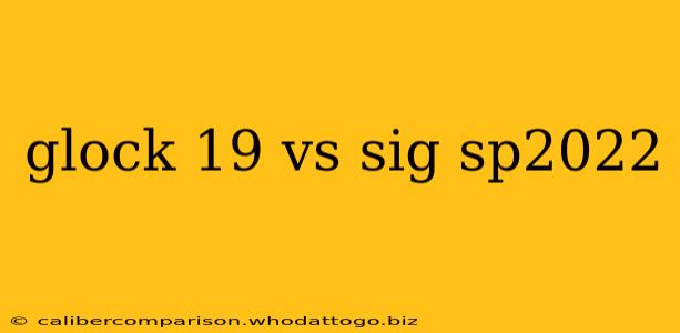 glock 19 vs sig sp2022