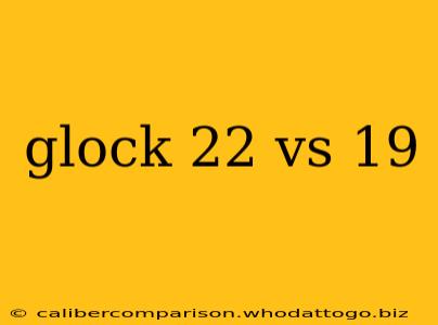 glock 22 vs 19