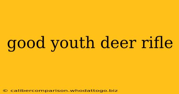 good youth deer rifle