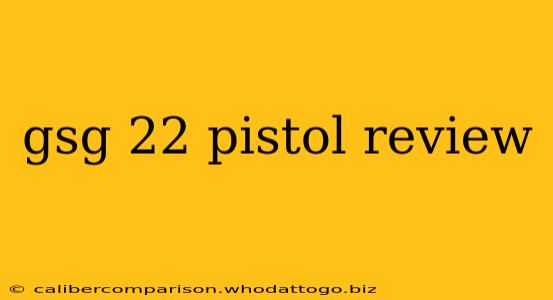 gsg 22 pistol review