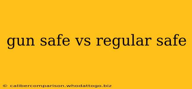 gun safe vs regular safe