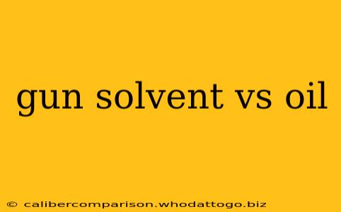 gun solvent vs oil