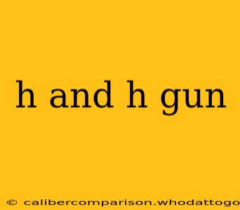 h and h gun