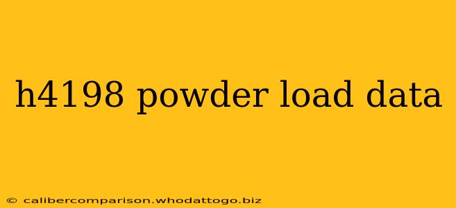 h4198 powder load data