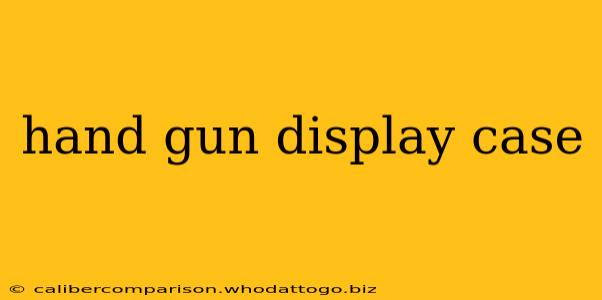 hand gun display case