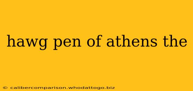 hawg pen of athens the