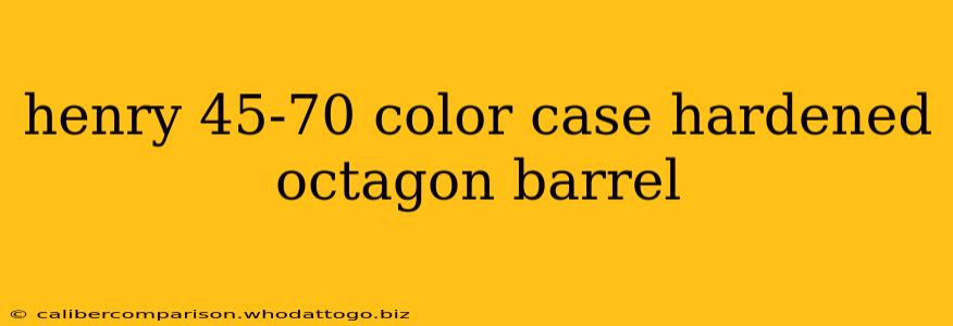 henry 45-70 color case hardened octagon barrel