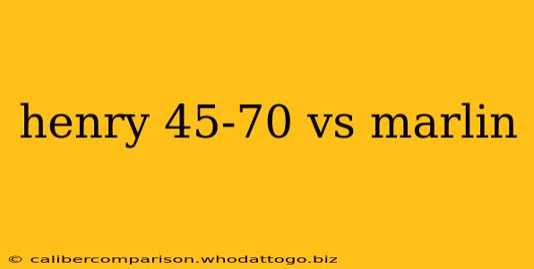 henry 45-70 vs marlin