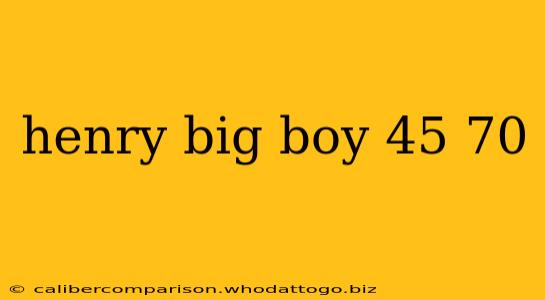 henry big boy 45 70