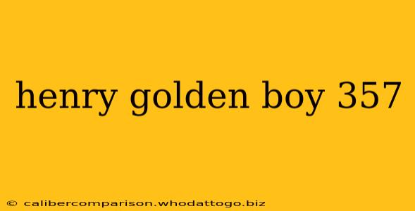 henry golden boy 357