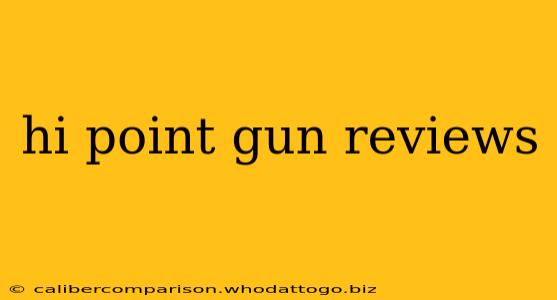 hi point gun reviews