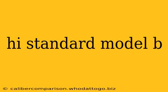 hi standard model b