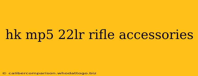 hk mp5 22lr rifle accessories