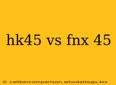 hk45 vs fnx 45