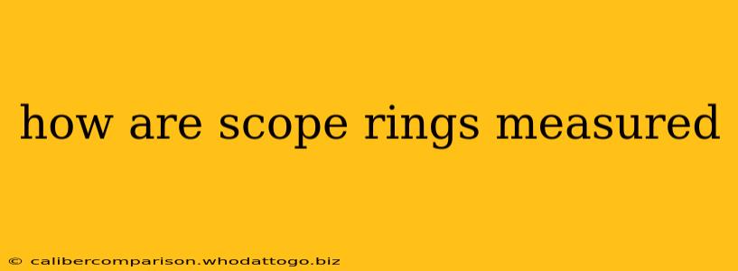 how are scope rings measured