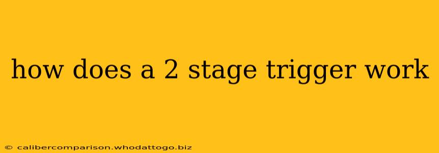 how does a 2 stage trigger work