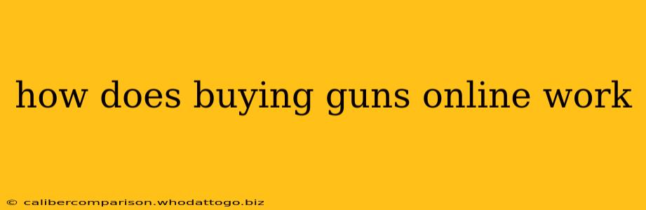 how does buying guns online work