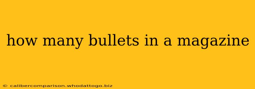 how many bullets in a magazine