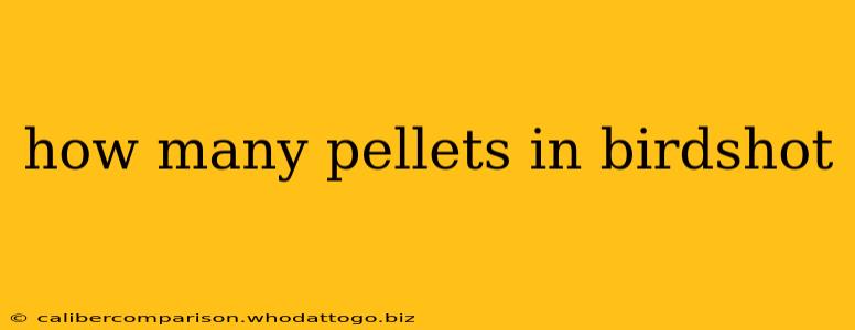 how many pellets in birdshot