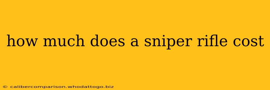 how much does a sniper rifle cost