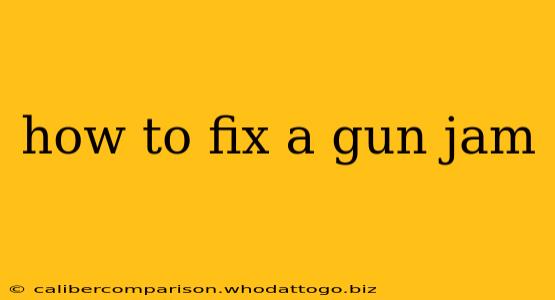 how to fix a gun jam