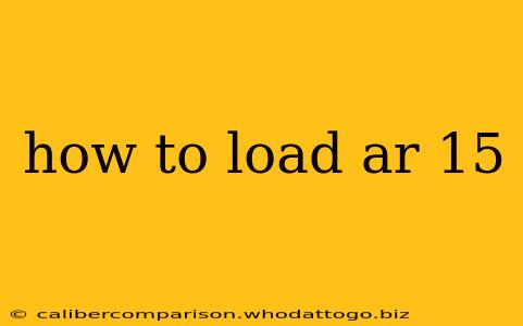 how to load ar 15