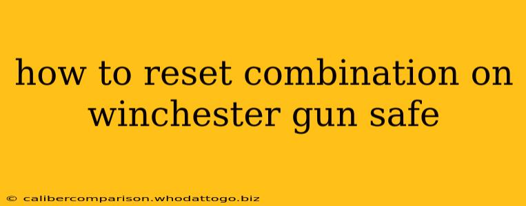 how to reset combination on winchester gun safe