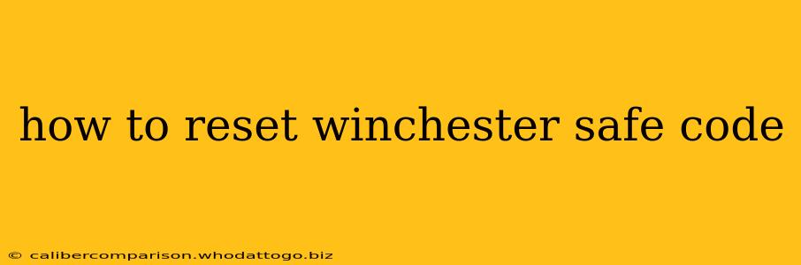 how to reset winchester safe code