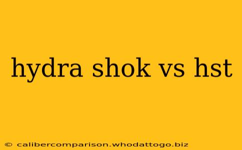 hydra shok vs hst