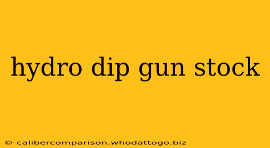 hydro dip gun stock