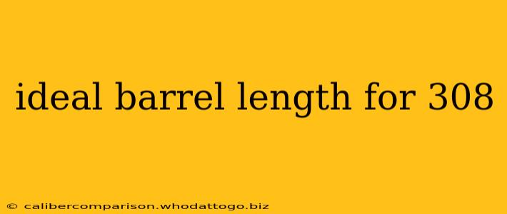 ideal barrel length for 308