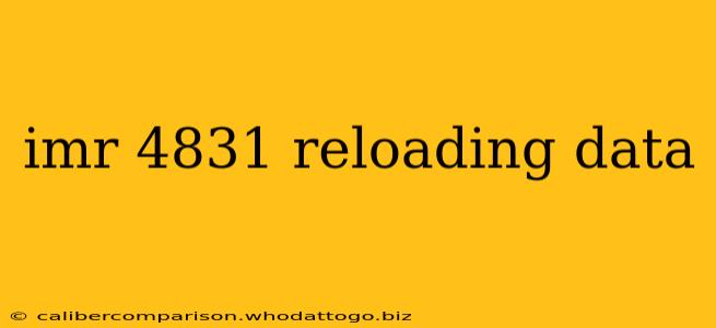 imr 4831 reloading data