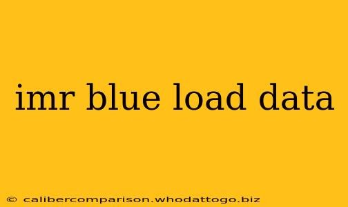 imr blue load data