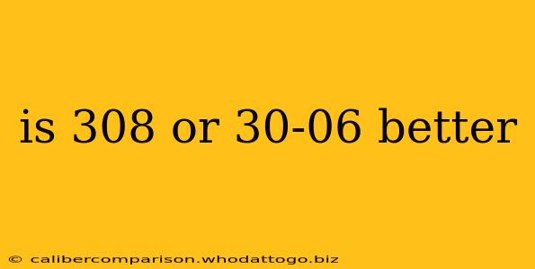 is 308 or 30-06 better