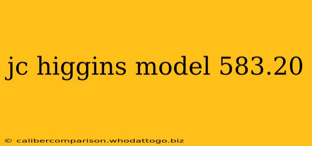 jc higgins model 583.20