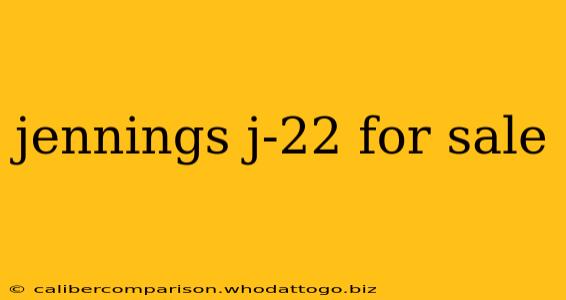 jennings j-22 for sale