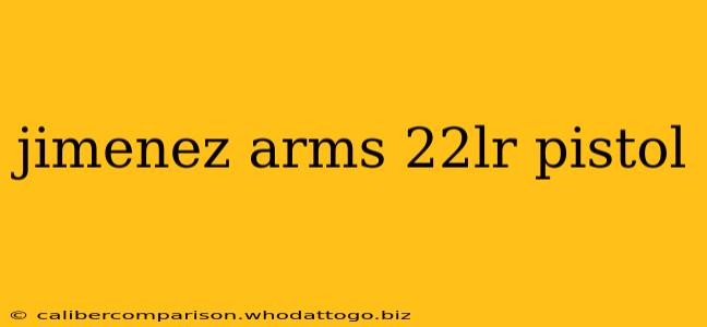 jimenez arms 22lr pistol