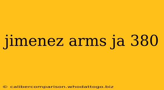 jimenez arms ja 380