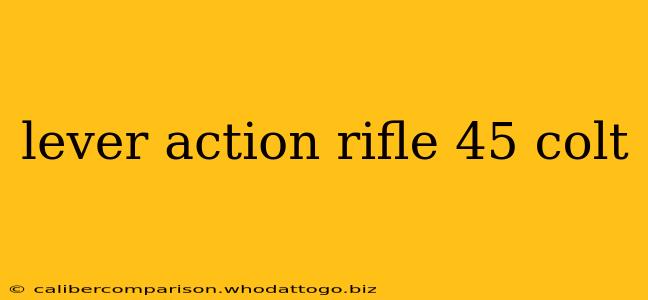 lever action rifle 45 colt