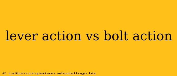 lever action vs bolt action