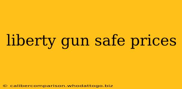 liberty gun safe prices