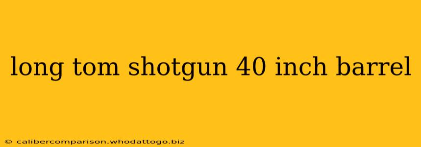 long tom shotgun 40 inch barrel