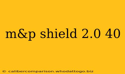 m&p shield 2.0 40