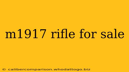 m1917 rifle for sale