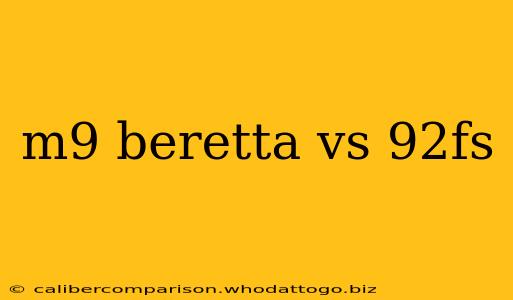 m9 beretta vs 92fs