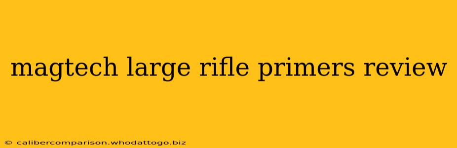 magtech large rifle primers review