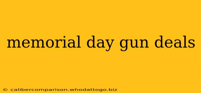 memorial day gun deals