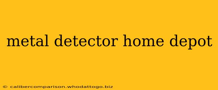 metal detector home depot