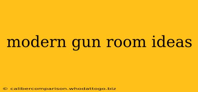 modern gun room ideas