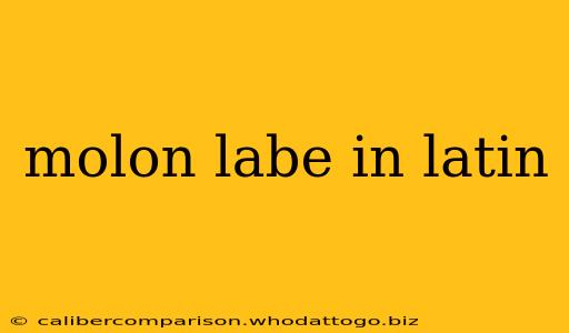 molon labe in latin